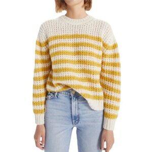 Mother The Striped Alpaca-Blend Sweater